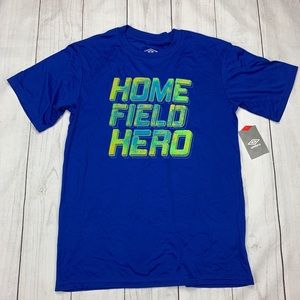 NWT Umbro Home Field Hero Tee Boys Large